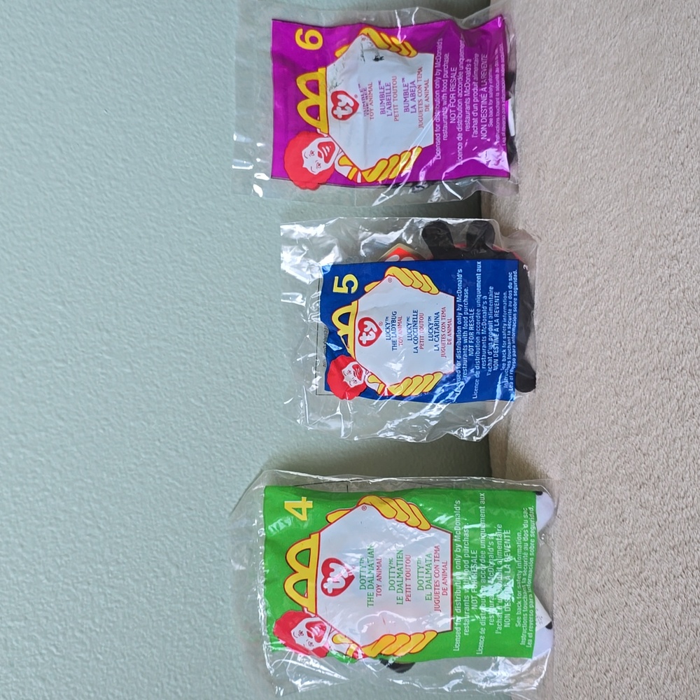 2000 McDonalds Happy Meal❤TY Teenie Beanie Babies☆Full Set New Unopened Packages - Picture 5 of 17